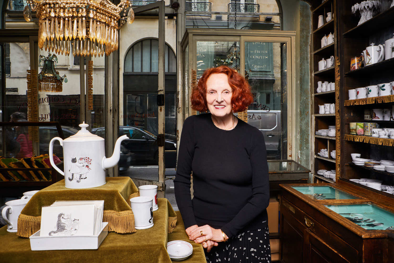 Astier de Villatte - Grace Coddington, portrait photography by Sophie Delaporte