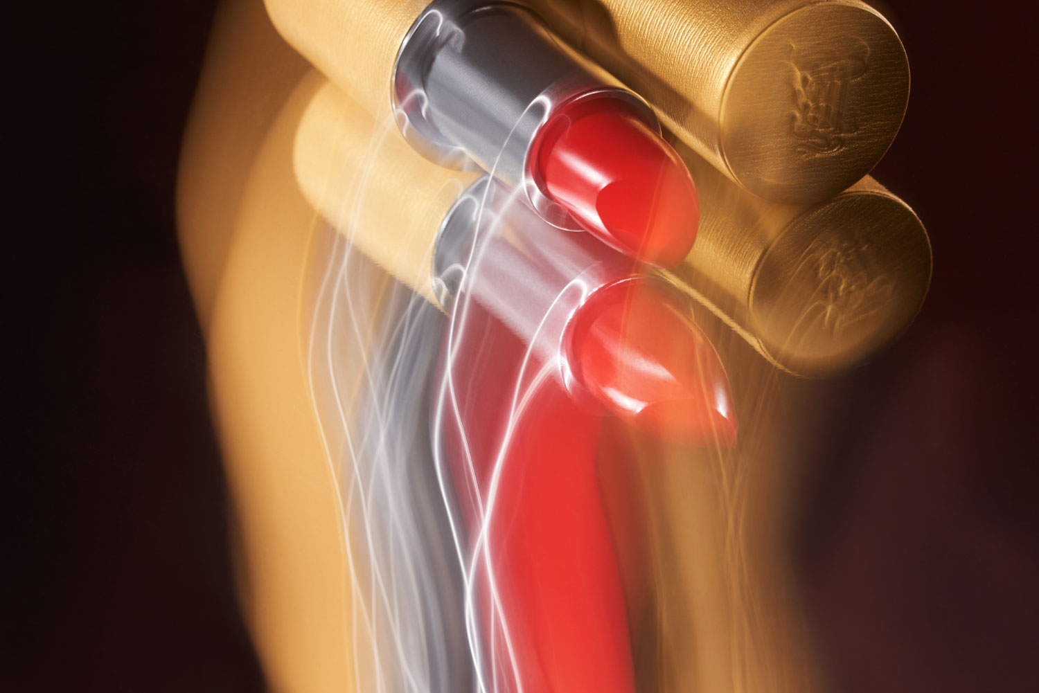 La Bouche Rouge - Antic Gold, still life photography by Emmanuel Pineau