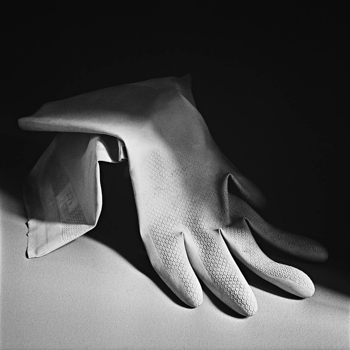 Still life with two rubber household gloves, from the series One piece of my mind by Emmanuel Pineau